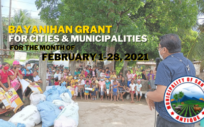 BAYANIHAN GRANT TO CITIES AND MUNICIPALITIES TRANSPARENCY REPORTS FOR FEBRUARY 2021