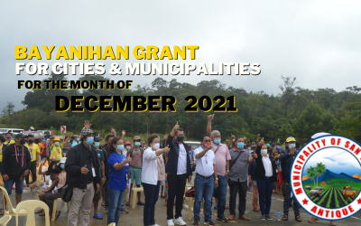 BAYANIHAN GRANT TO CITIES AND MUNICIPALITIES TRANSPARENCY REPORTS FOR DECEMBER 2021